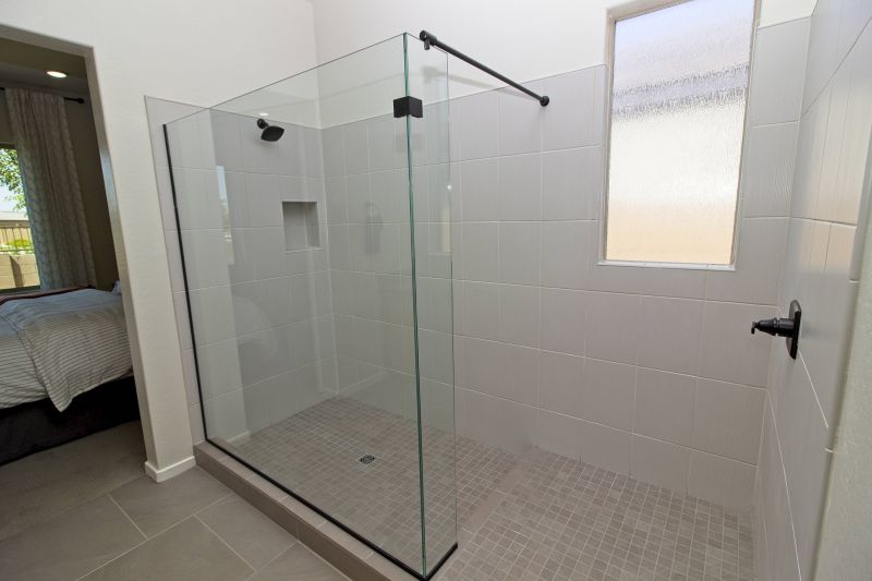 Elegant Shower with Niche Storage